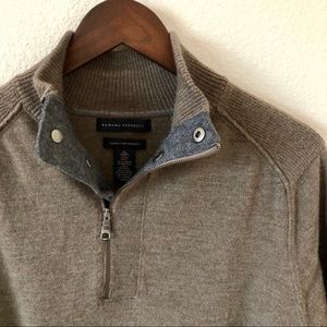 BR Merino Sweater Quarter Zip